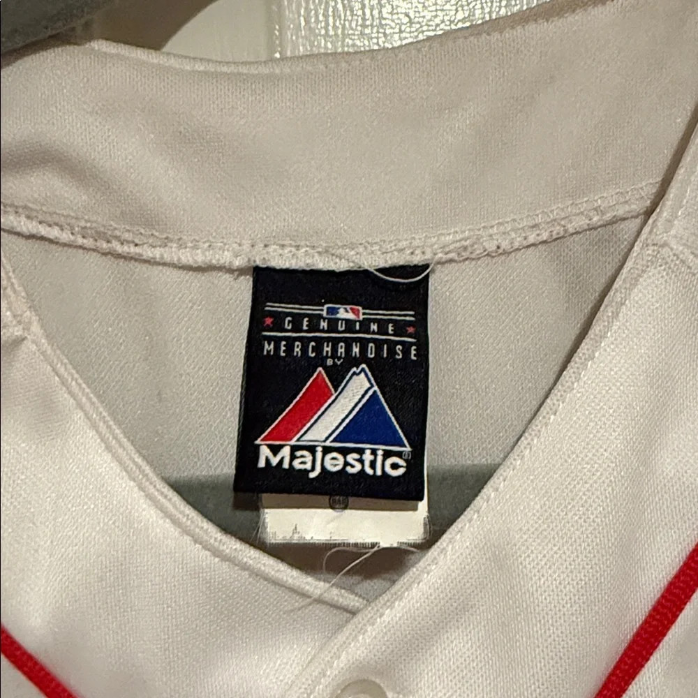 MLB Red and White Kids Jersey - Picture 2 of 2